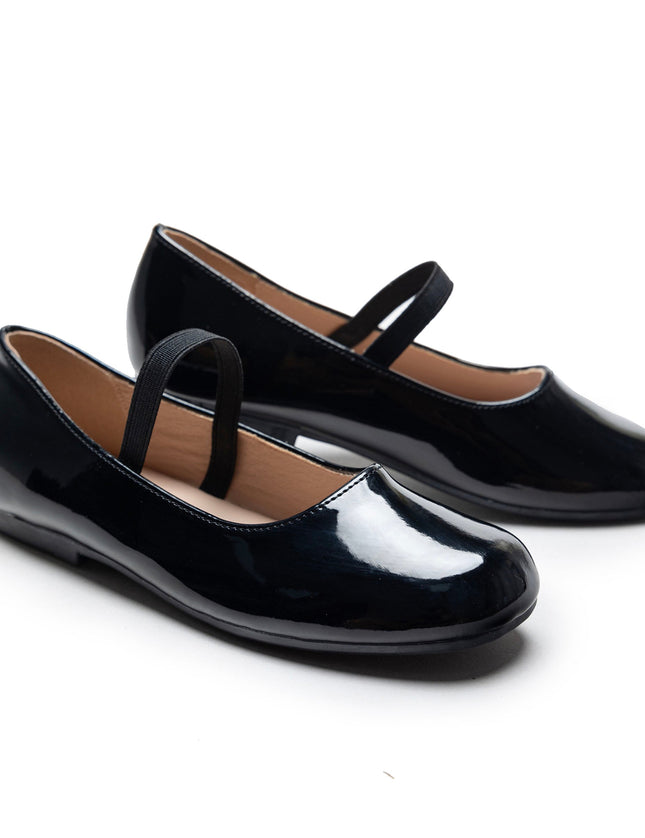 Kidsatelier-Tulleen-TSM42006-Black-satin-colette-flats