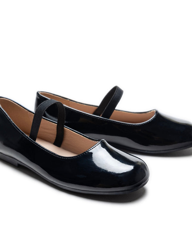 Kidsatelier-Tulleen-TSM42006-Black-satin-colette-flats