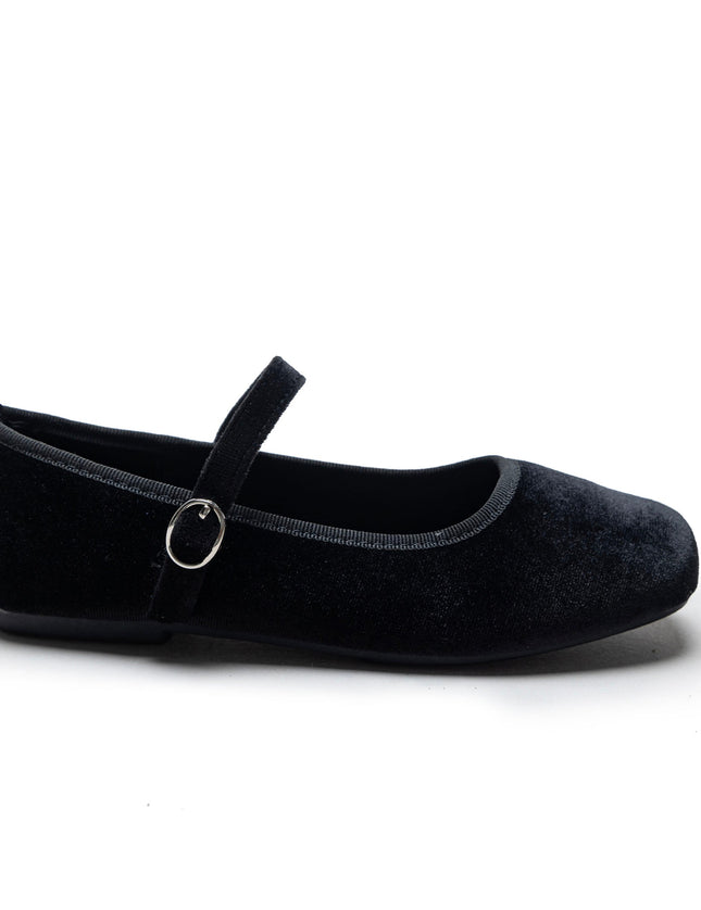 Kidsatelier-Tulleen-TSM42010-Black-michelle-satin-velvet-flats