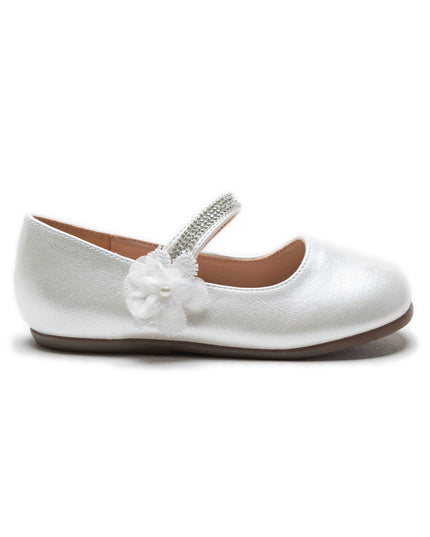 Kidsatelier-Tulleen-TSM42025-Ivory-cream-primrose-rhinestone-flats