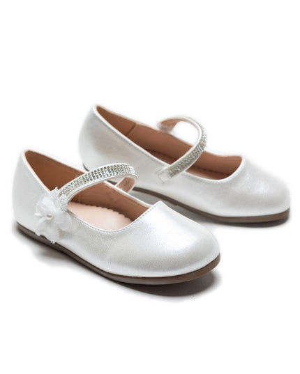 Kidsatelier-Tulleen-TSM42025-Ivory-cream-primrose-rhinestone-flats
