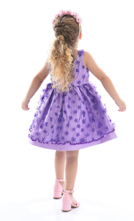 Purple Ravine Floral Dress