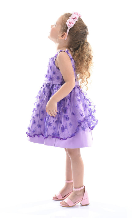 Purple Ravine Floral Dress