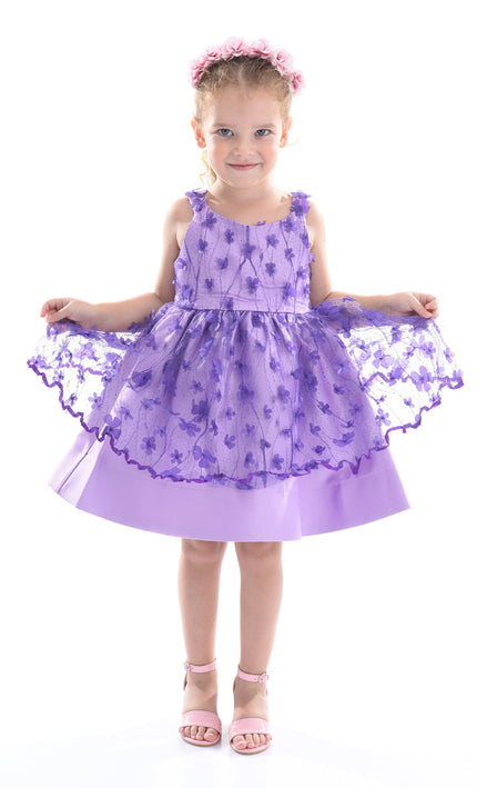 Purple Ravine Floral Dress
