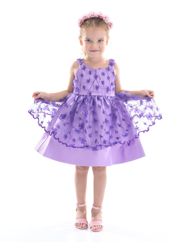 Purple Ravine Floral Dress