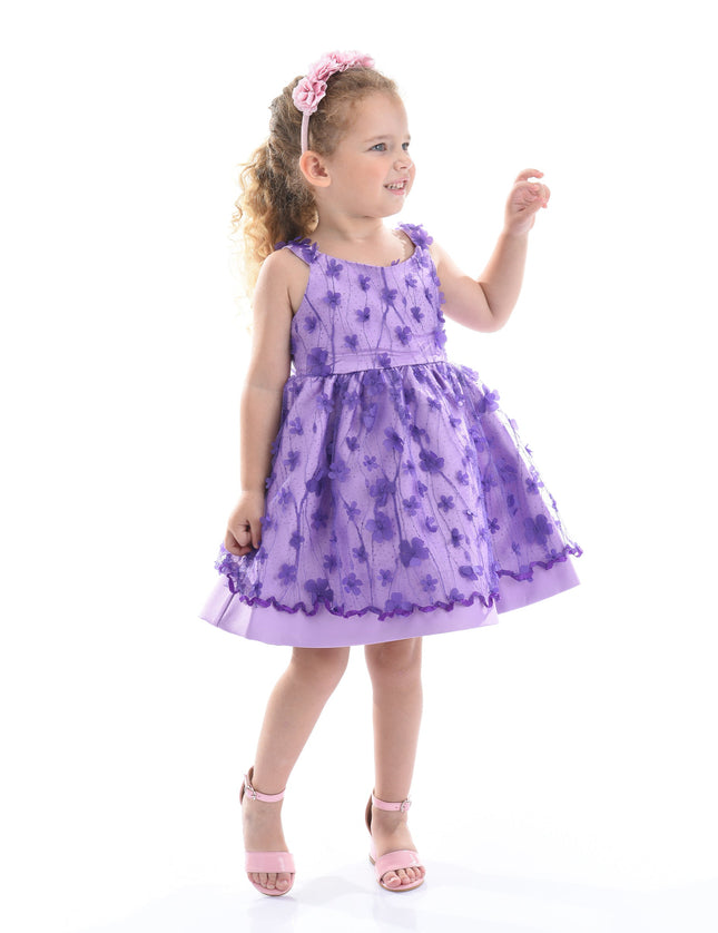 Purple Ravine Floral Dress