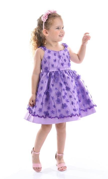 Purple Ravine Floral Dress