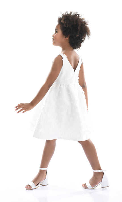 White Ravine Floral Dress