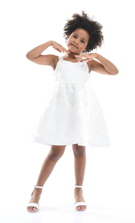 White Ravine Floral Dress