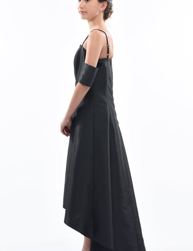 Black Bexley Hi-low Gown
