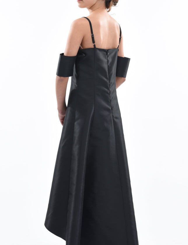 Black Bexley Hi-low Gown