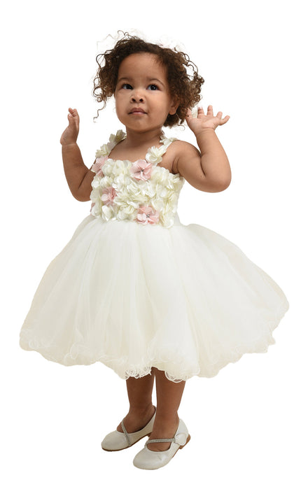 White Rose Campanula Dress