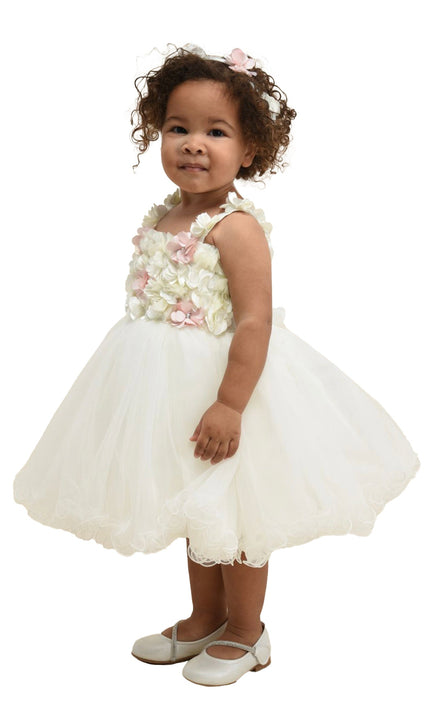 White Rose Campanula Dress
