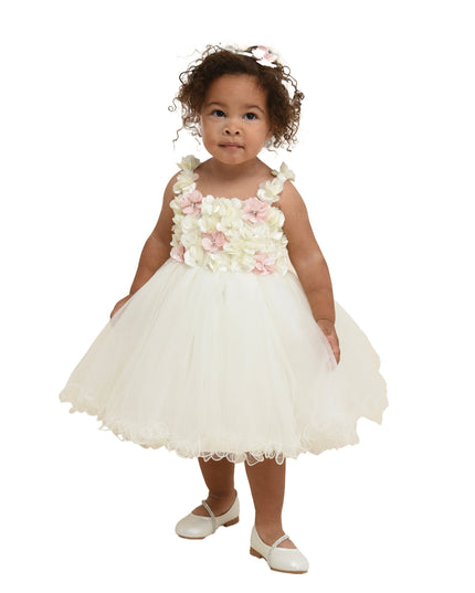 White Rose Campanula Dress