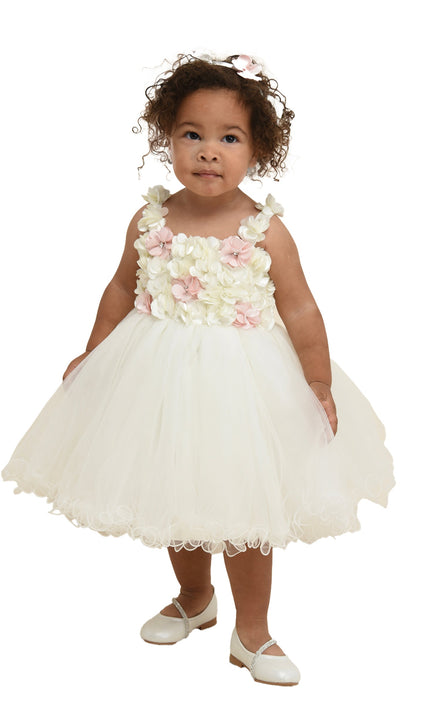 White Rose Campanula Dress