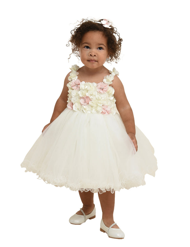 White Rose Campanula Dress