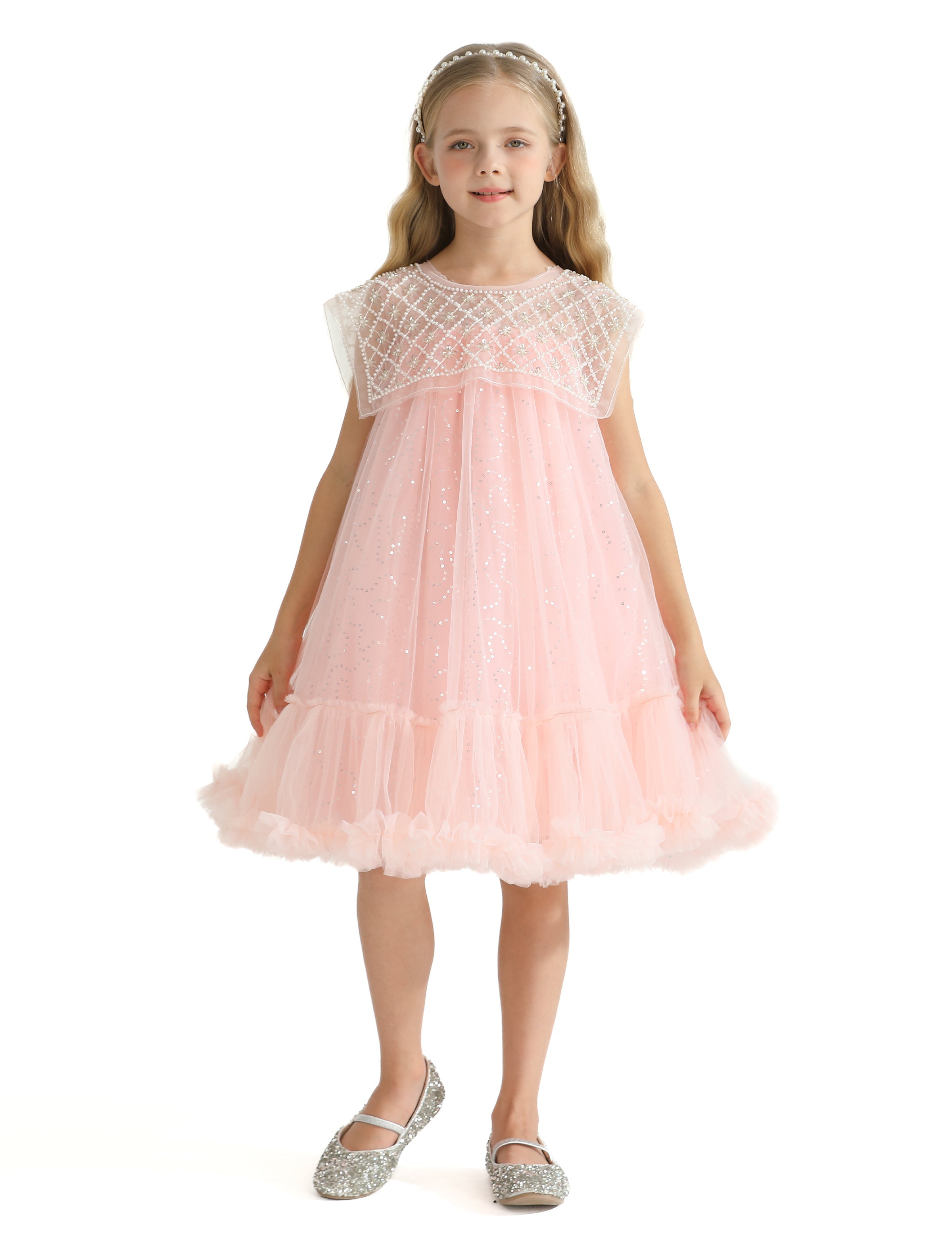 tulleen dresses Black Layered Teola Dress and red Champagne Caledonia Pleated Dress