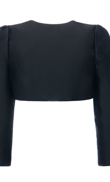 kids-atelier-tulleen-kid-baby-girl-black-cropped-satin-cardigan-t-2401-black