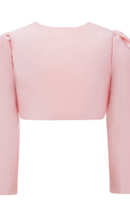 kids-atelier-tulleen-kid-girl-peach-cropped-satin-cardigan-t-2401-peach