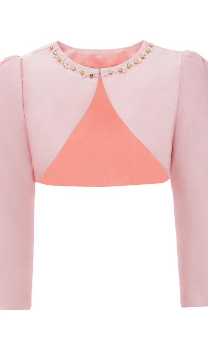 kids-atelier-tulleen-kid-girl-peach-cropped-satin-cardigan-t-2401-peach
