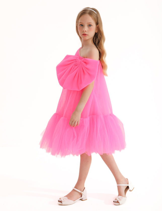kids-atelier-tulleen-kid-girl-pink-maggi-neon-bow-tulle-dress-t-3002-neon-pink