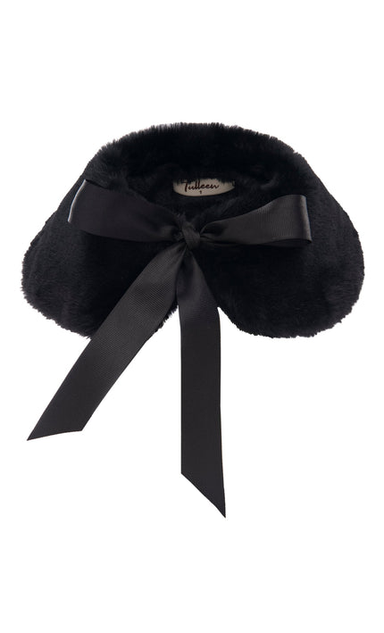 kids-atelier-tulleen-kid-girl-black-faux-fur-stole-t922301-black