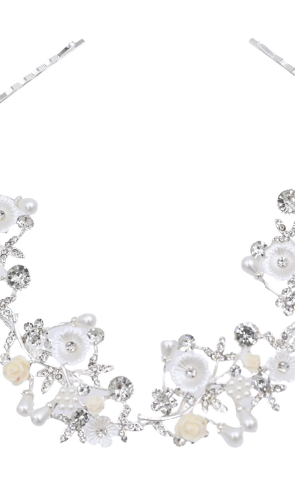 Crystal Glimmering Flower Hair Vine
