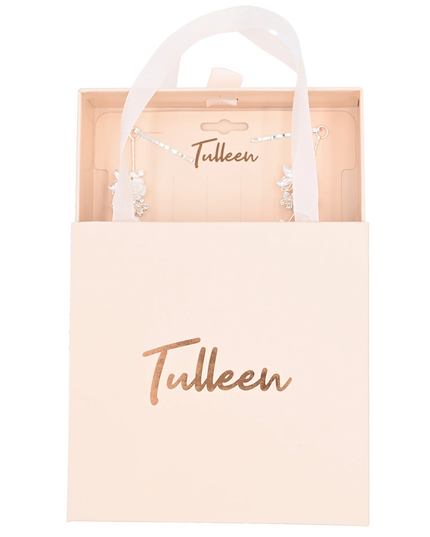 Crystal White Floral Garland Hair Vine