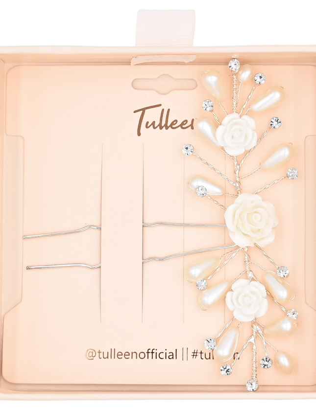 Crystal Inflorescence Hair Pin