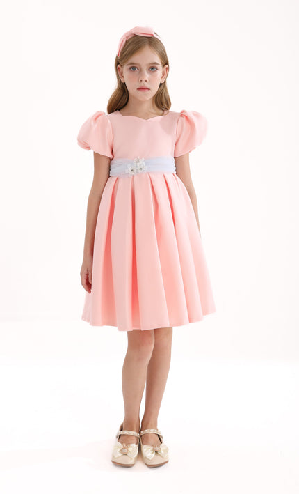 Pink Easton Teacup Belt Dress