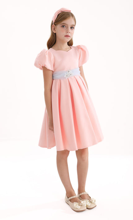 Pink Easton Teacup Belt Dress