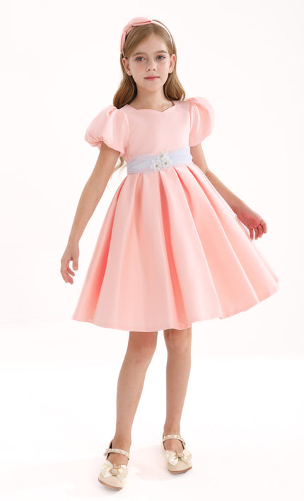 Pink Easton Teacup Belt Dress