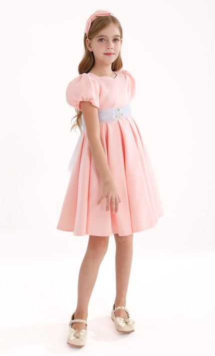 Pink Easton Teacup Belt Dress
