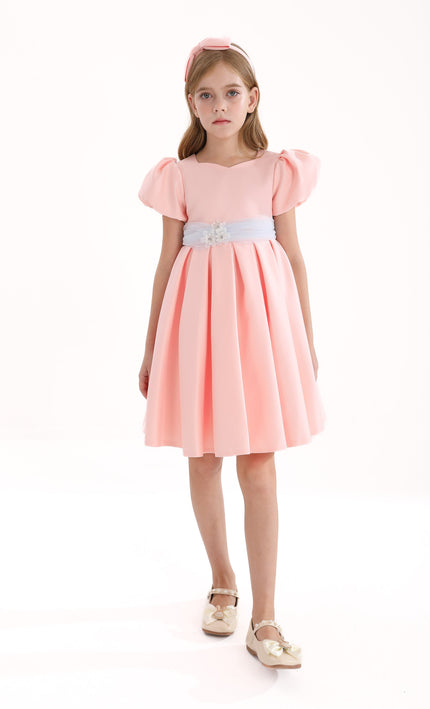 Pink Easton Teacup Belt Dress
