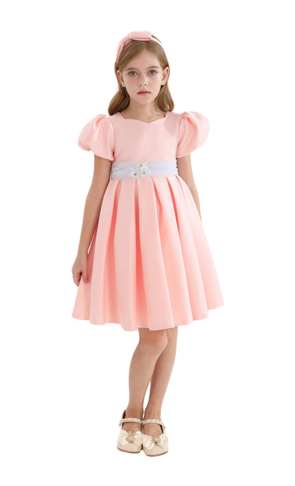Pink Easton Teacup Belt Dress
