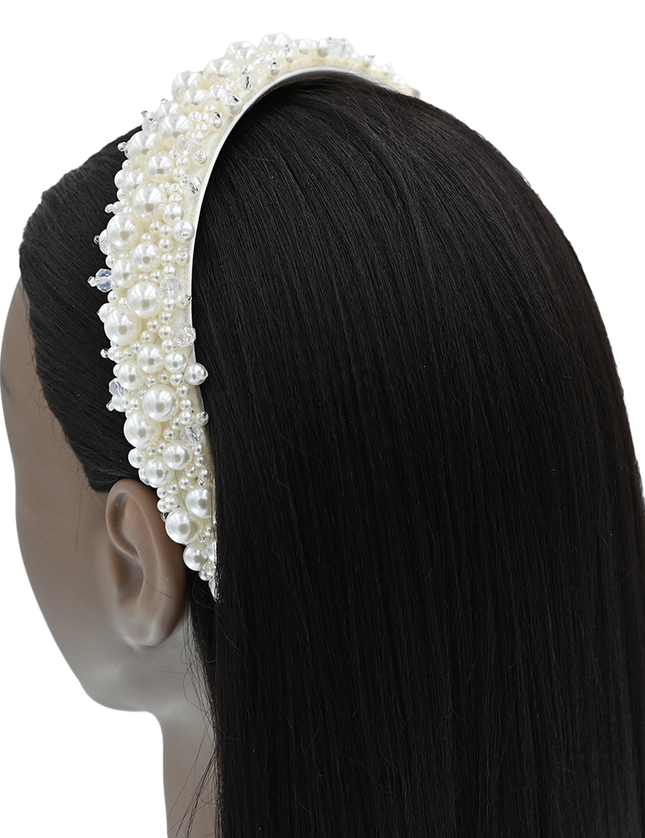 Royal Pearl Crystal Headband