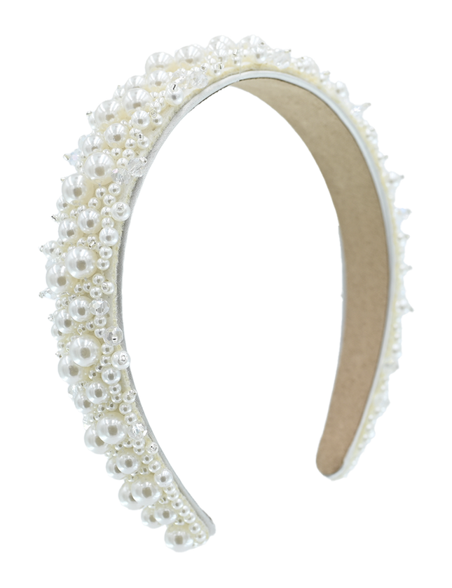 Royal Pearl Crystal Headband