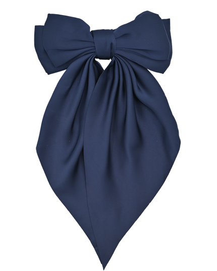 Satin Ribbon Flowing Bow Hairclip