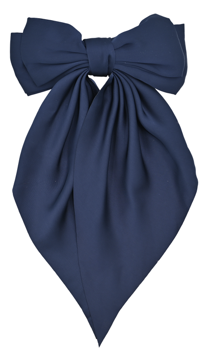 Satin Ribbon Flowing Bow Hairclip