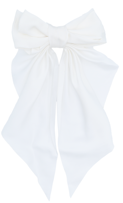 Satin Ribbon Flowing Bow Hairclip