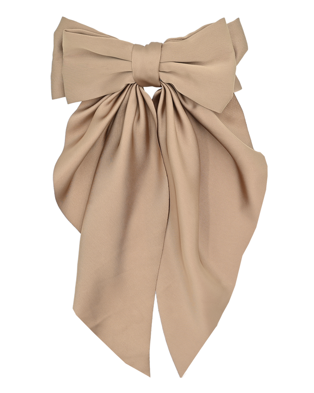Satin Ribbon Flowing Bow Hairclip