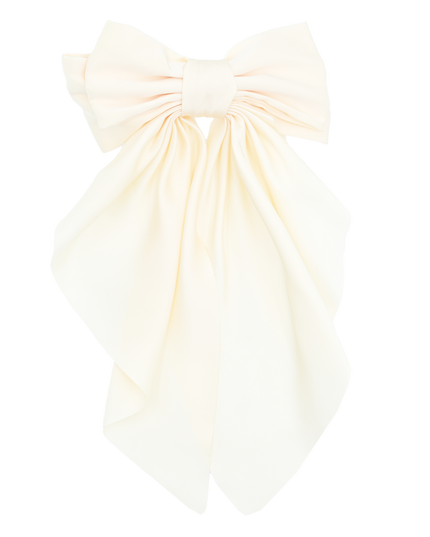 Satin Ribbon Flowing Bow Hairclip