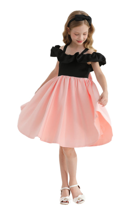 Pink Marbella Summer Bow Dress