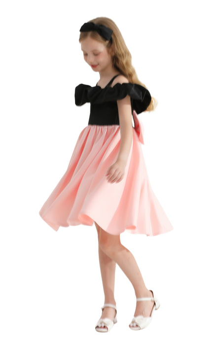 Pink Marbella Summer Bow Dress