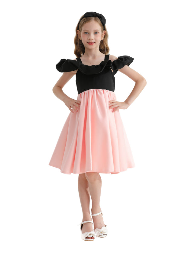 Pink Marbella Summer Bow Dress