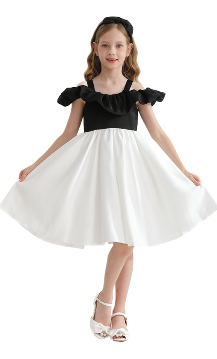 White Marbella Summer Bow Dress
