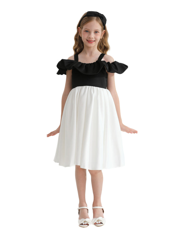 White Marbella Summer Bow Dress