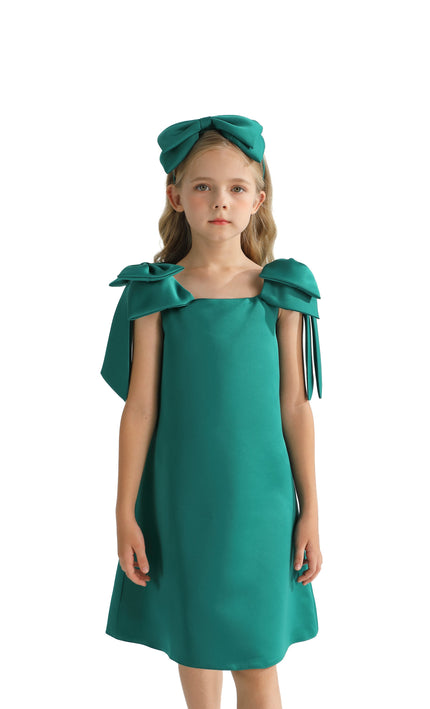 kids-atelier-tulleen-kid-girl-green-luneta-off-shoulder-bow-dress-tmc-24005-green