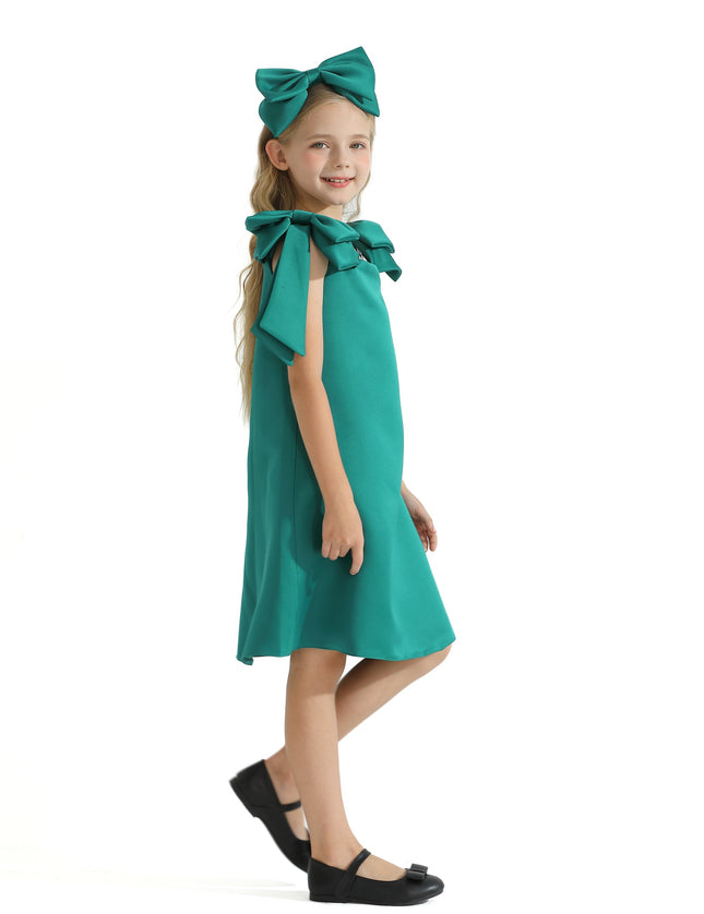 kids-atelier-tulleen-kid-girl-green-luneta-off-shoulder-bow-dress-tmc-24005-green