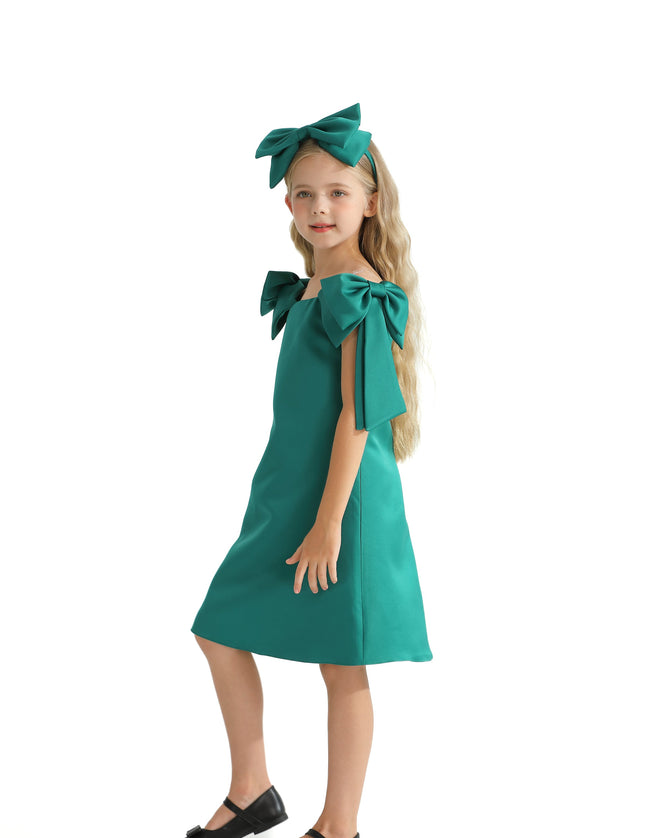 kids-atelier-tulleen-kid-girl-green-luneta-off-shoulder-bow-dress-tmc-24005-green